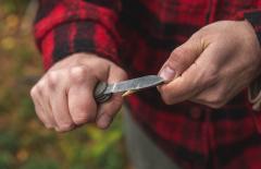 BW Pocket Knife with Cork Screw, Surplus .