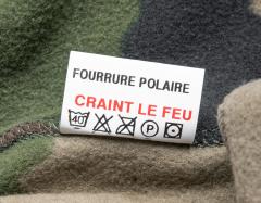 French F2 Fleece Shirt, CCE, Surplus. "Afraid of fire" - this garment is NOT flame retardant. Just ordinary fleece.
