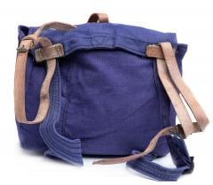 Romanian breadbag, blue, surplus.
