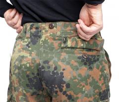 BW Cargo Pants, Flecktarn, surplus. A handy seat pocket.