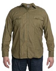 Romanian Service Shirt, Olive Drab, Surplus.
