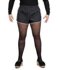 French Indecent Sports Shorts, Black, Surplus. 