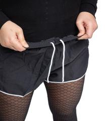 French Indecent Sports Shorts, Black, Surplus.