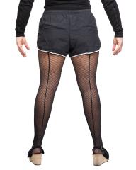 French Indecent Sports Shorts, Black, Surplus.