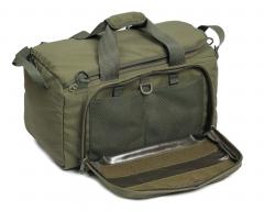 Savotta Keikka 30L Duffel Bag. Zippered side pouch for A4 / letter sized documents and organizing of smaller items.