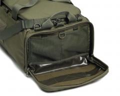 Savotta Keikka 50L Duffel Bag. Zippered head pouch for A4 / letter sized documents and organizing of smaller items.