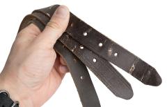 NVA General Purpose Strap, leather, Surplus. Condition varies. Each strap is sold separately, not as a bundle.