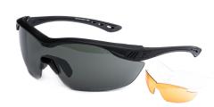 Edge Tactical Overlord Ballistic Glasses, 3-lens Kit. 