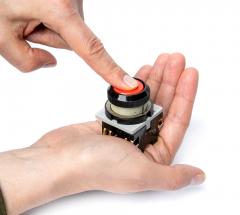 Soviet big missile button switch, surplus.