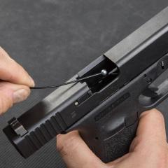 Real Avid Bore Boss, Compact Bore Cleaning System, 9 mm Carbine.