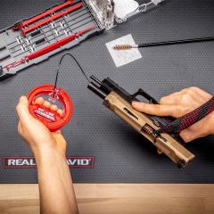Real Avid Bore Boss, Compact Bore Cleaning System, 9 mm Carbine. 