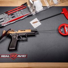 Real Avid Bore Boss, Compact Bore Cleaning System, 9 mm Carbine.