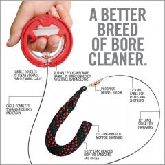 Real Avid Bore Boss, Compact Bore Cleaning System, 9 mm Carbine.