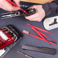 Real Avid, Accu-Grip Picks And Brushes, gun cleaning set.