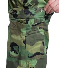 Beninese Anti-Poaching Cargo Pants, Surplus. Cargo pockets with snap fasteners.
