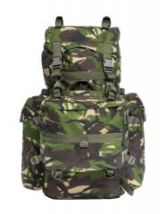 Romanian Combat Rucksack with Daypack, DPM, Surplus, Unissued. The combinedcapacity of the backplack plus daypack is 90 liters.