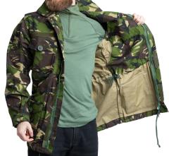 Romanian Field Jacket, DPM, Surplus, Unissued. Windproof fabric, doubled at the chest for good measure.