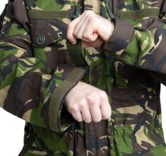 Romanian Field Jacket, DPM, Surplus, Unissued. Adjustable cuffs.