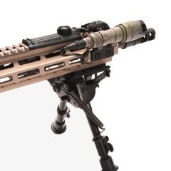 Magpul M-LOK Offset Light/Optic Mount, Aluminum. Surefire Scout weaponlights mount directly to the holes in the rail.