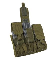 Blackhawk M4/M16 Triple Mag Pouch, Green, Surplus.