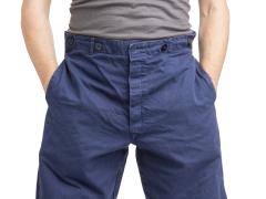 BW Work Pants, Blue, Surplus.