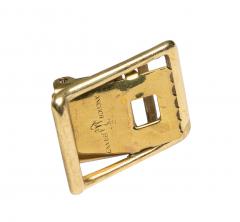 US Brass Belt Buckle, 1-inch, Surplus.