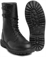 French Double Buckle Boots, Black, Surplus, unissued French Double Buckle Boots, Black, Surplus, unissued