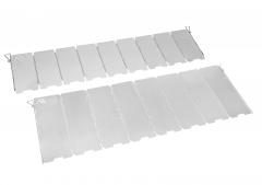 AB Field Stove Foldable Windshield, Aluminum.
