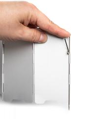 AB Field Stove Foldable Windshield, Aluminum.