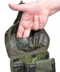 Danish M96 Canteen Pouch / General Purpose Pouch, Surplus. Small pocket for water purification tablets.