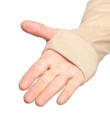 British Combat Undershirt, Thermal, FR, Desert, Surplus. Thumbholes at the cuffs - or long enough sleeves for tall folks!