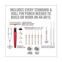 Real Avid Accu-Punch, Hammer & AR15 Pin Punch Set. 