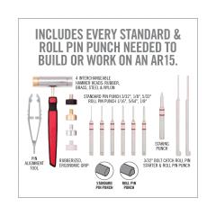 Real Avid Accu-Punch, Hammer & AR15 Pin Punch Set.