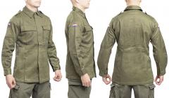 Dutch KL Field Shirt, Cotton Sateen, Surplus.