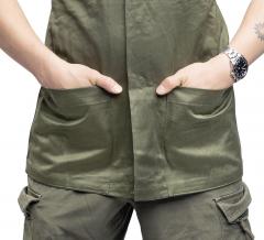 Dutch Sleeveless Jacket, Olive Green, Surplus. 