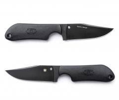 Spyderco Street Beat Lightweight knife. The black non-reflective Bowie-style blade.