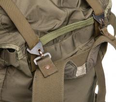 Austrian "ALICE" Style Rucksack with Carrying Yoke, Surplus. The yoke attaches to the pack with steel hooks.