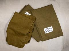 US WW2 Blanket, olive green, reproduction. The shades of these vary a little bit.