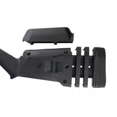 Magpul SGA Stock for Shotguns. Adjustable LOP and optional Cheek Risers (the latter sold separately).