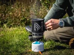 Jetboil Zip Cooking System Camping Stove, Carbon. 