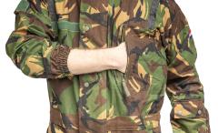 Dutch Tanker Coverall, DPM, Surplus. Chest pocket on the left, shaped to carry a handgun.
