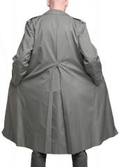 French Rainproof Trench Coat, Surplus. The rear is pleated instead of cut.