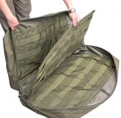Blackhawk Body Armor Bag, Green, Surplus. The insides and divider are full of webbing.