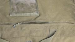 Blackhawk Body Armor Bag, Green, Surplus. Side pockets accessible with one pull of the zipper.