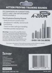 A-Zoom Action Proving Dummy Rounds, .22 LR, 6-Pack. 