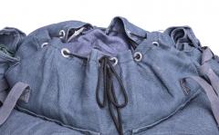 Italian Air Force Rucksack, Blue, Surplus. The drawstring is missing but it is easy to make from a suitable string.