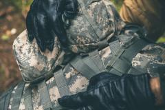 US MOLLE II Rucksack with Frame and Sustainment Pouches, UCP, Surplus.