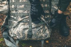 US MOLLE II Rucksack with Frame and Sustainment Pouches, UCP, Surplus. 