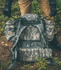 US MOLLE II Rucksack with Frame and Sustainment Pouches, UCP, Surplus.