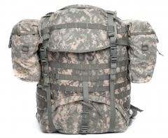 US MOLLE II Rucksack with Frame and Sustainment Pouches, UCP, Surplus. 